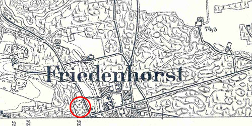 Mapa Messtischblatt 1:25000 nr  z roku 